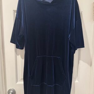 Silence + Noise Midnight Velvet Hoodie